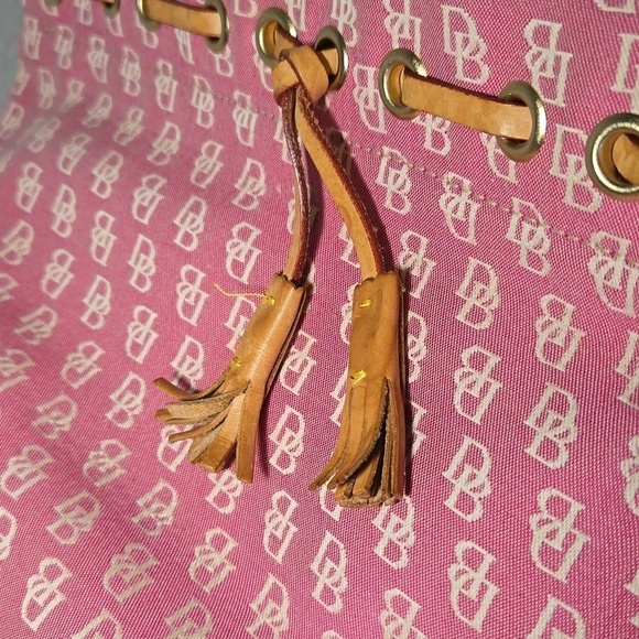 DOONEY & BOURKE Vintage Made in the USA Canvas Light purple/pink Handbag - Picture 14 of 15